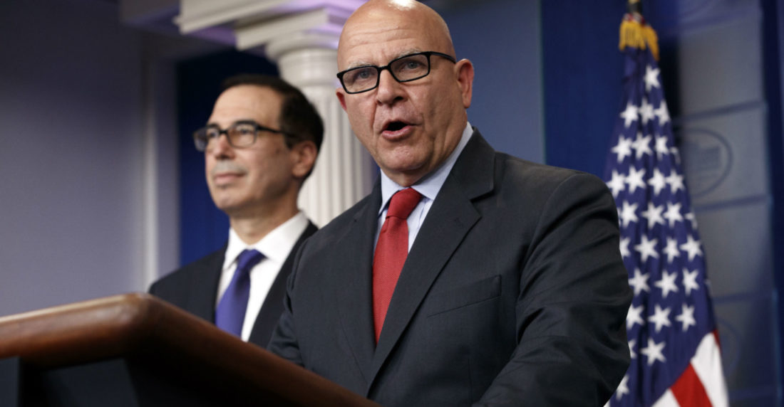 El principal asesor de seguridad nacional del presidente estadounidense Donald Trump