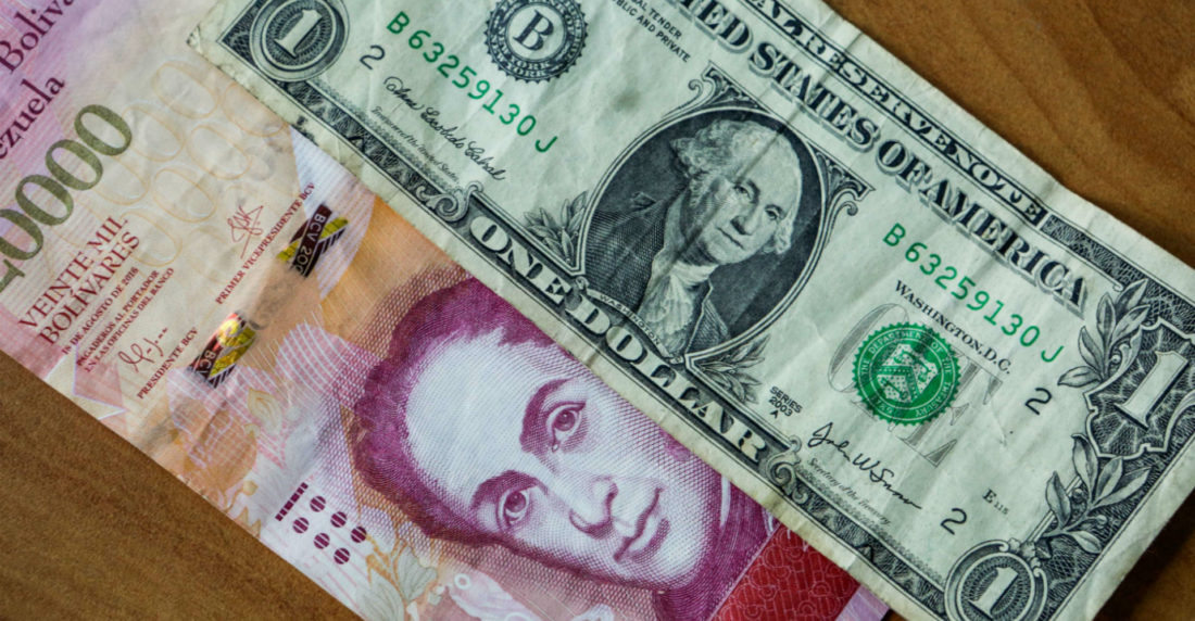 Bolívares dólares 5