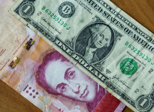 Bolívares dólares 5