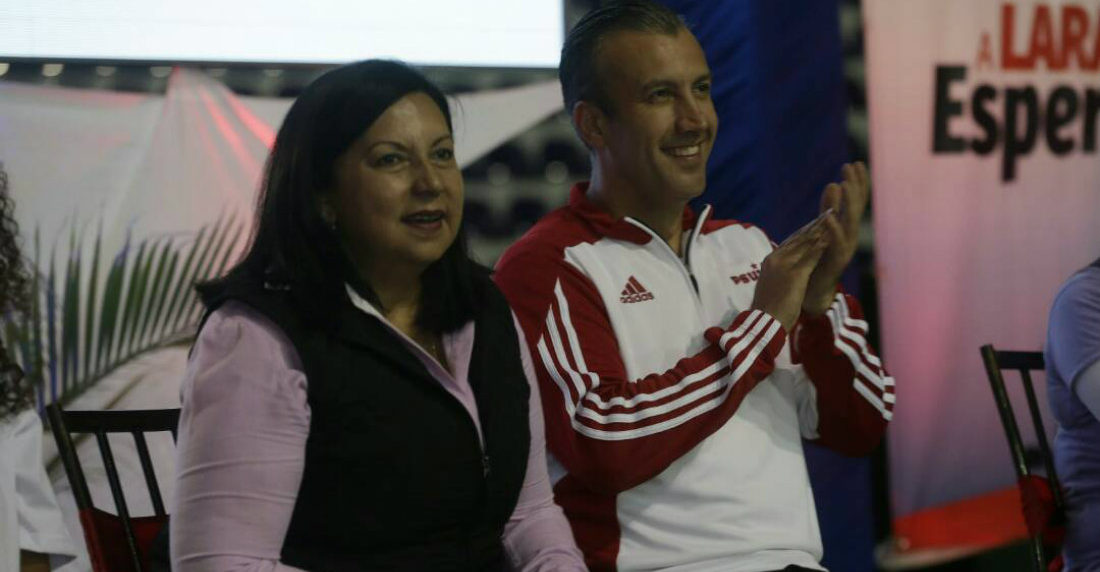 Carmen Meléndez y Tareck El Aissami