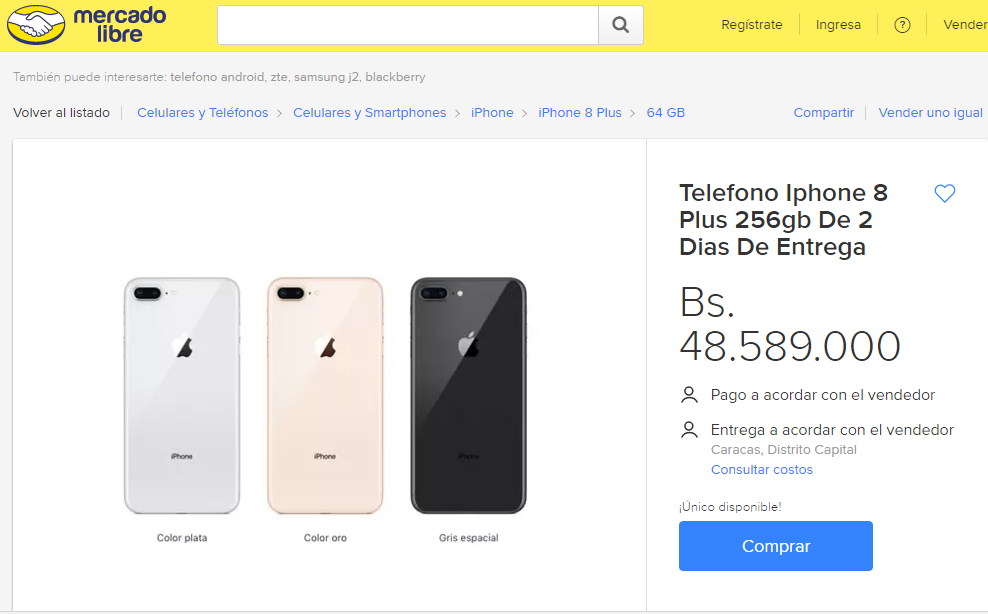 iPhone 8 Plus 256 gb 