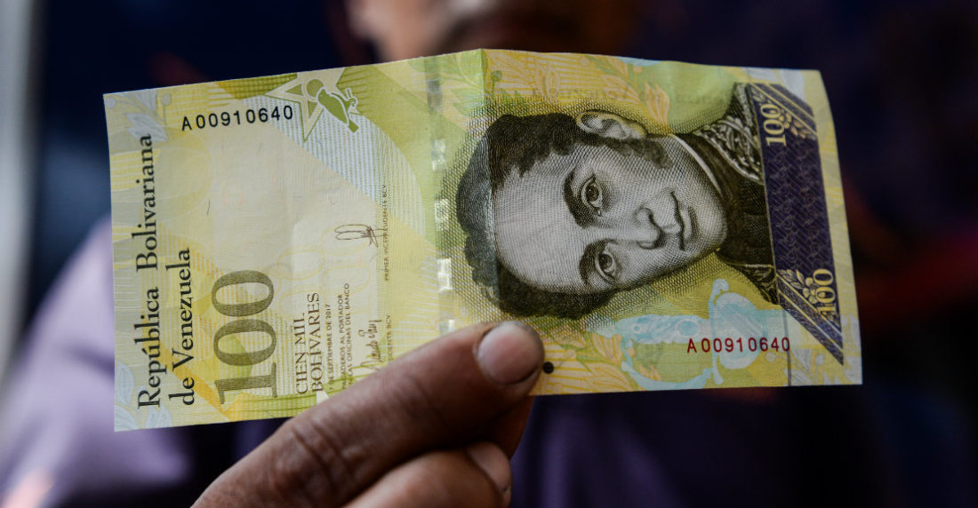 Billete de bs 100.000