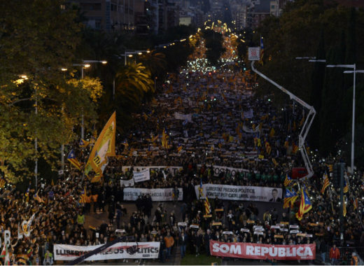 Manifestación Cataluña