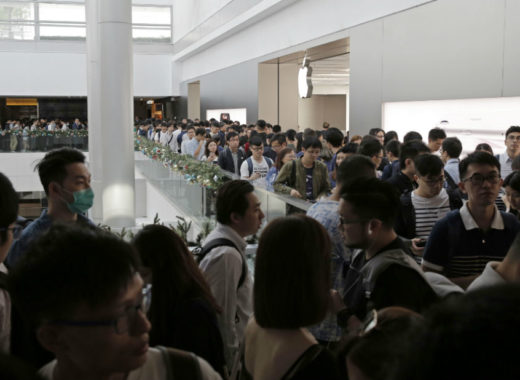 Venta de iPhone en Asia