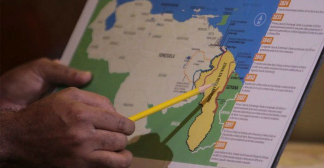 Venezuela tiene un litigio con Guyana por el Esequibo