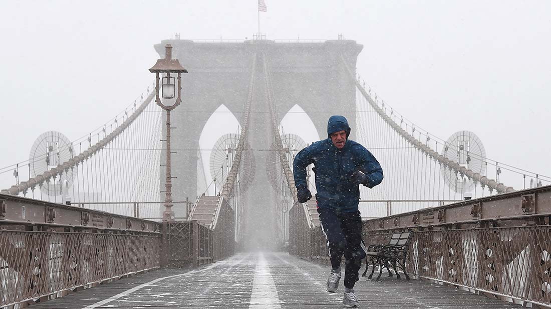 Massive Winter Storm Brings Snow And Heavy Winds