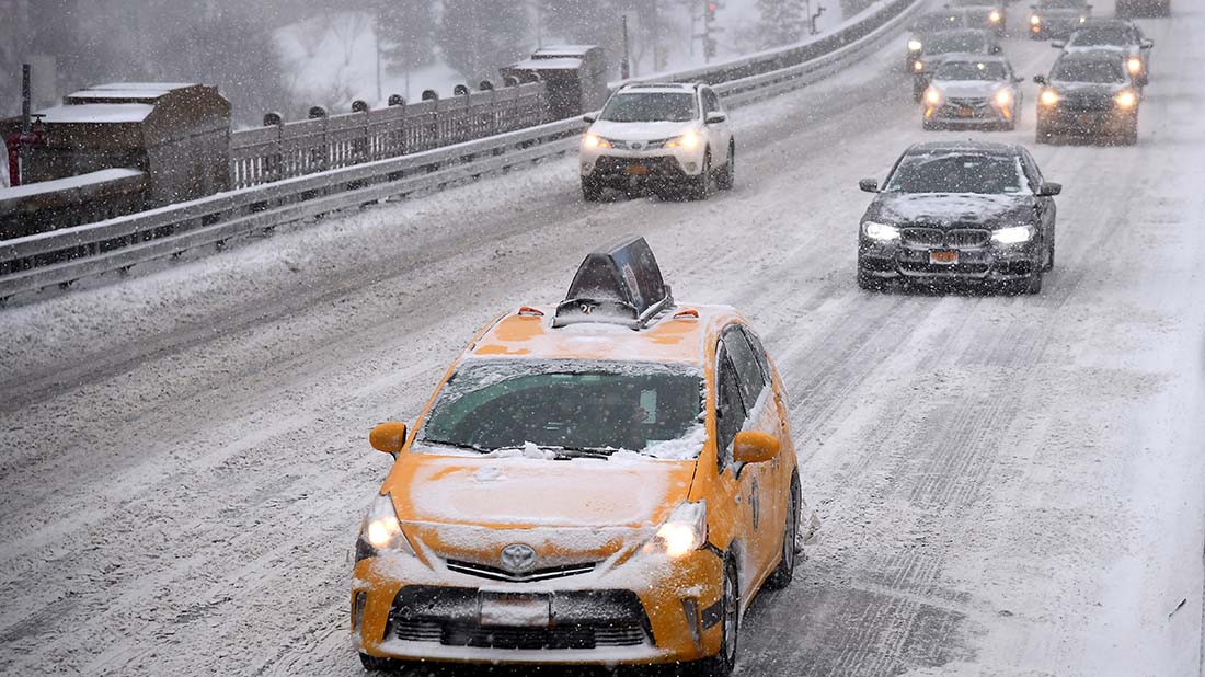 Massive Winter Storm Brings Snow And Heavy Winds