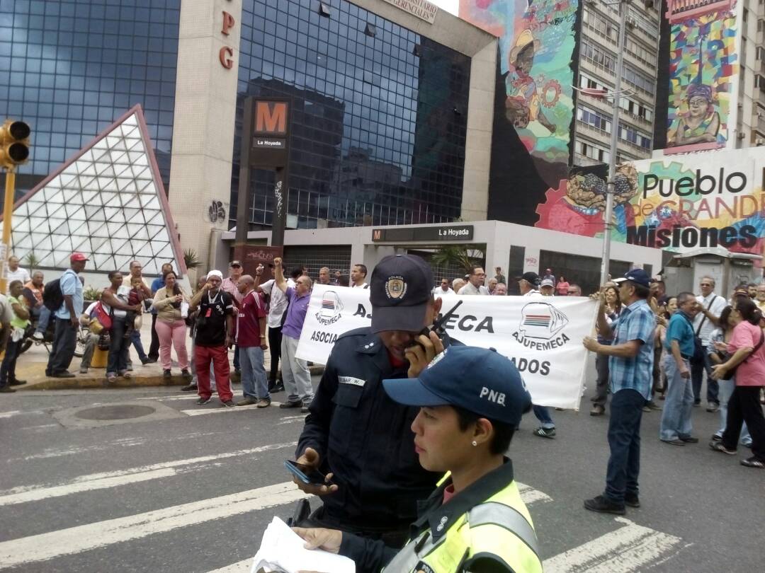 Protesta trabajadores del Metro
