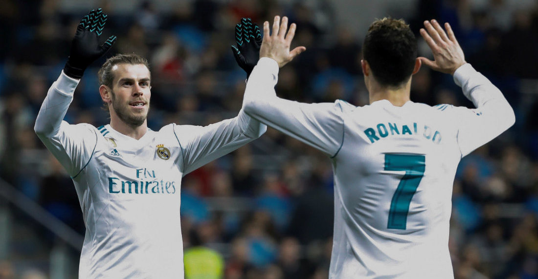 Gareth Bale y Cristiano Ronaldo