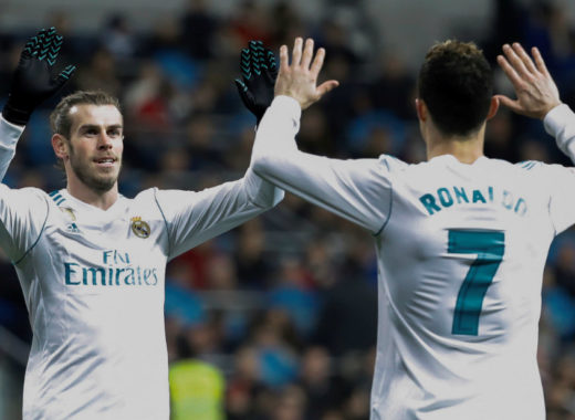 Gareth Bale y Cristiano Ronaldo