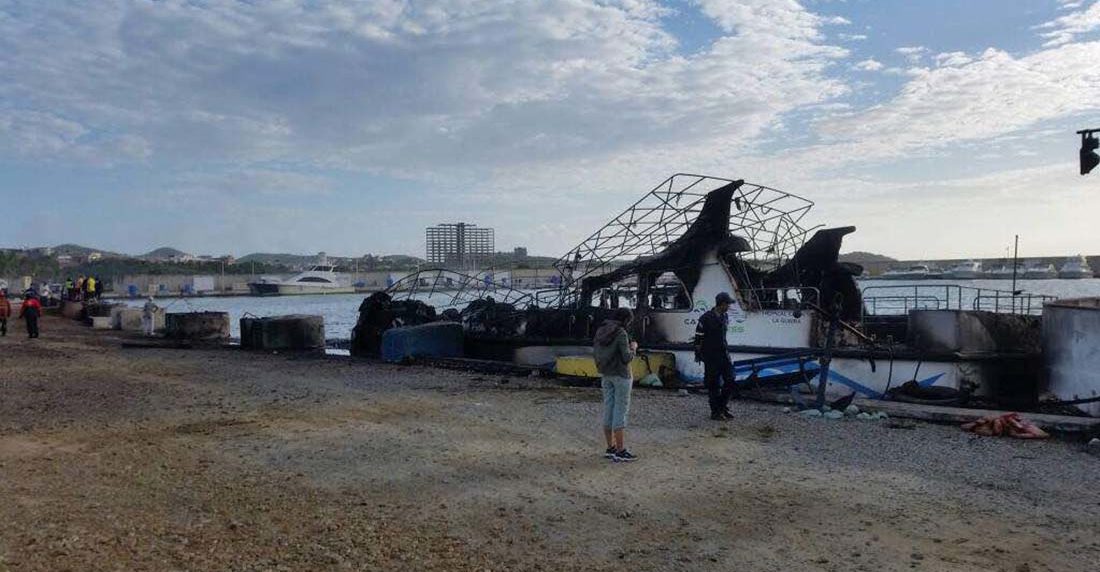 Incendio marina Venetur