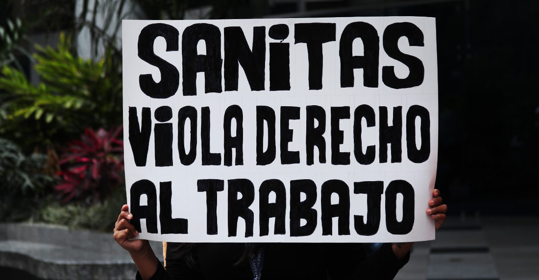 Sanitas protesta
