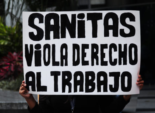 Sanitas protesta