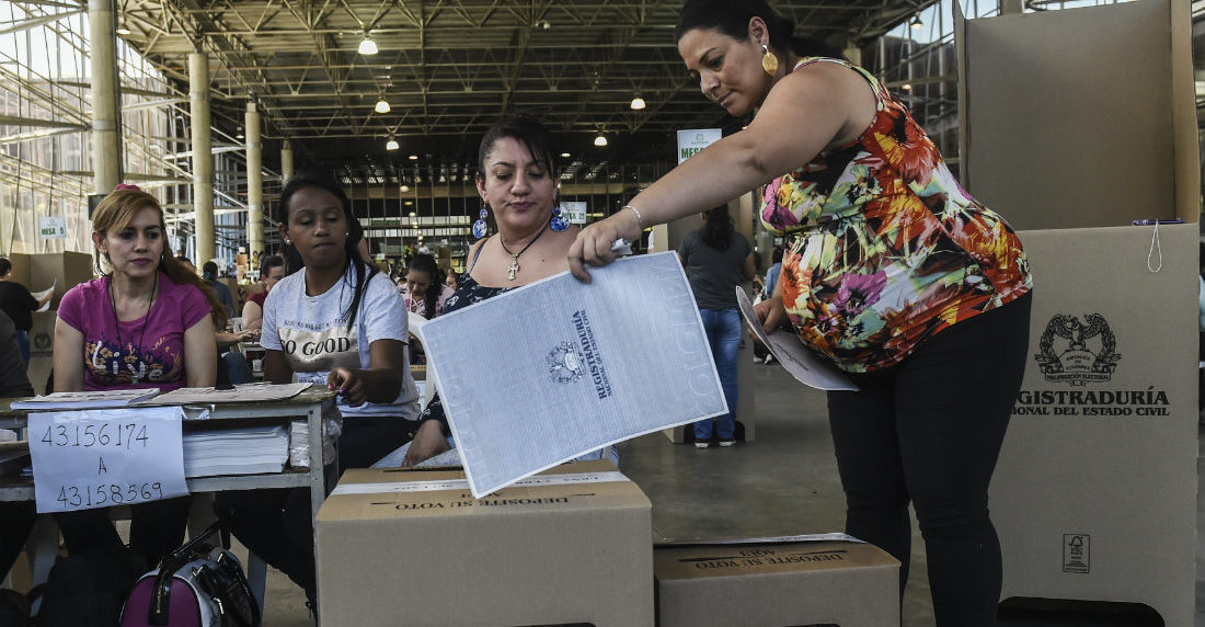 Votación Colombia