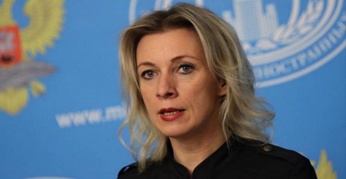 Portavoz de Exteriores de Rusia María Zajárova