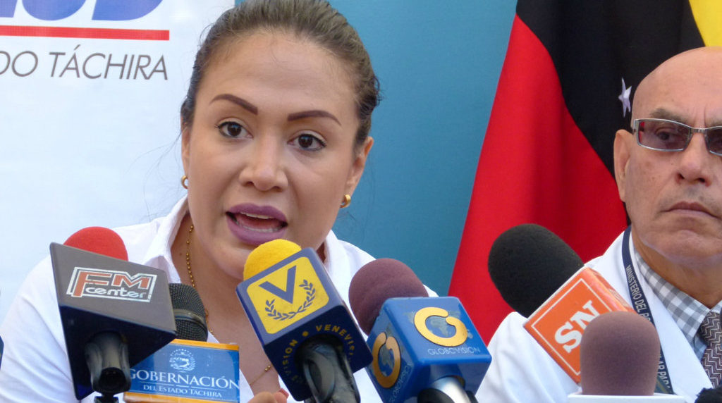 Laidy Gómez Táchira Coronavirus Covid-19 tapabocas Salud Ministro