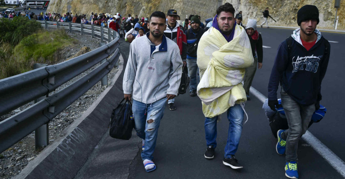 Migrantes venezolanos