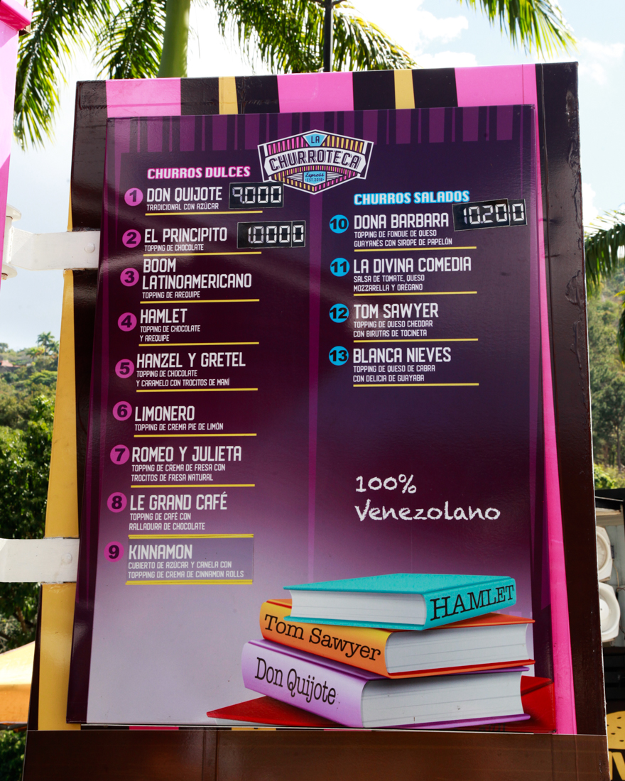 CHURROTECA MENÚ