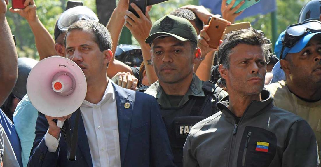 Militares que apoyaron a Guaidó la piraron