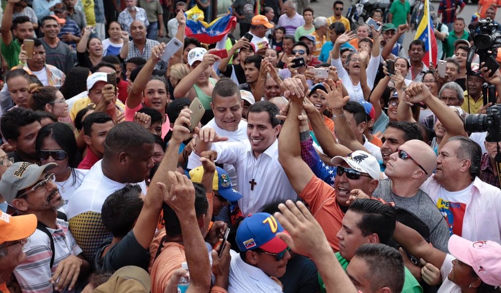 Juan Guaidó en Sabaneta