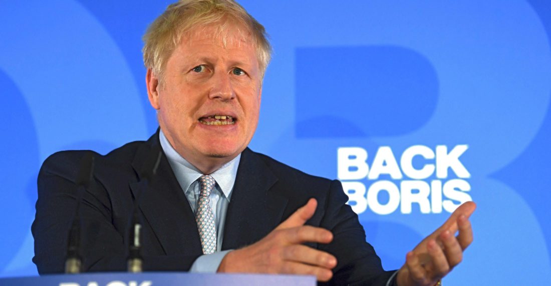 Primer ministro y líder del Parlamento Boris Johnson