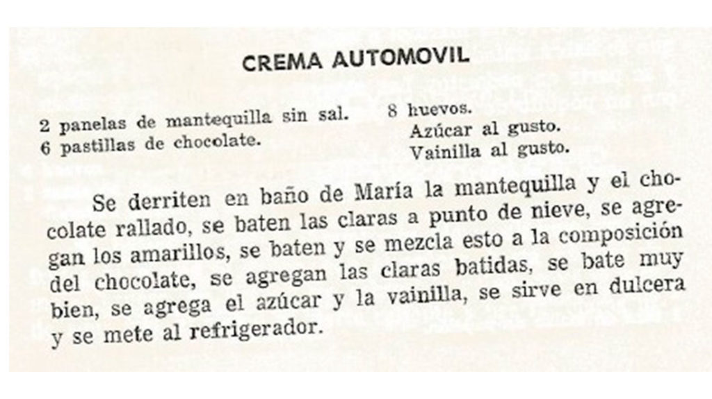 crema automóvil