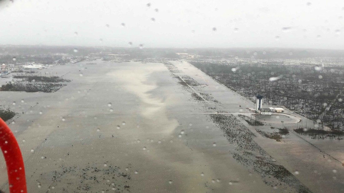 Hurricane Dorian hits Bahamas