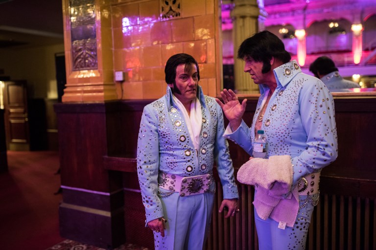 BRITAIN-MUSIC-TRIBUTE-ELVIS-OFFBEAT
