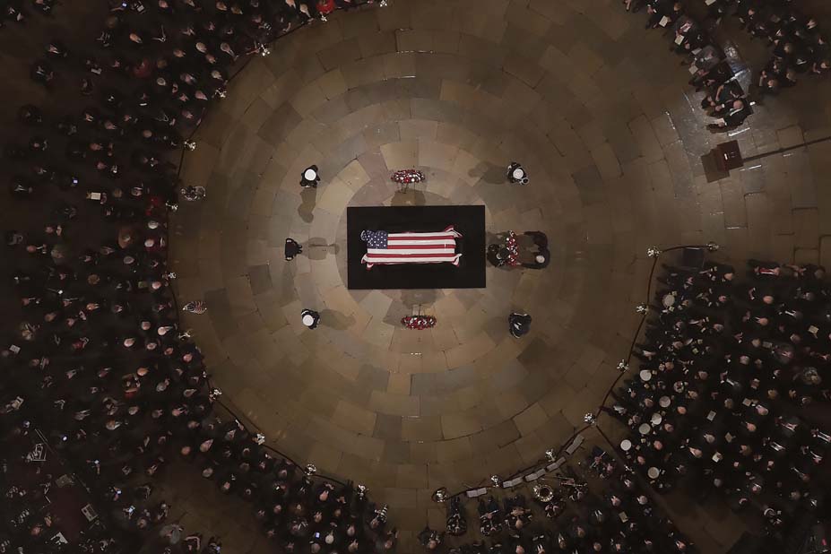 Bicameral arrival ceremony on Capitol Hill for President George H.W. Bush