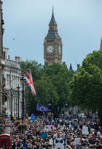 BRITAIN-EU-BREXIT-PROTEST