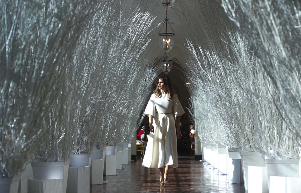 The White House Previews Its Holiday Decorations