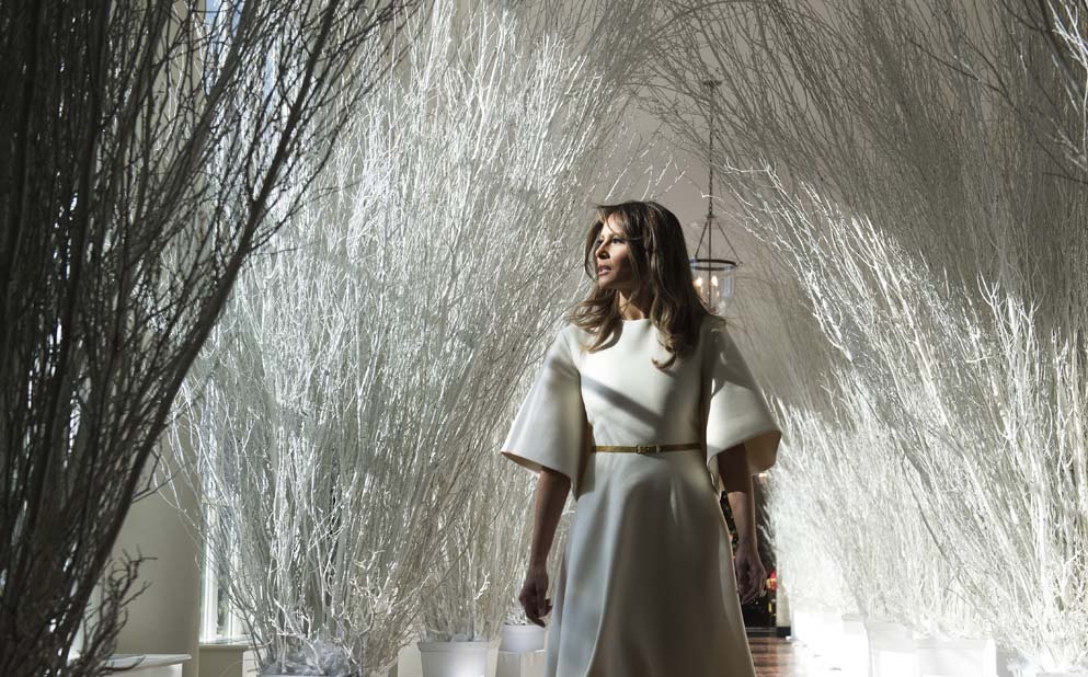 The White House Previews Its Holiday Decorations