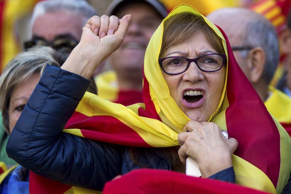 MANIFESTACIÓN BAJO EL LEMA "TODOS SOMOS CATALUÑA"