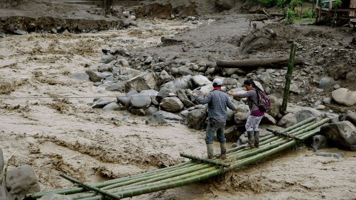 Avalancha en Colombia