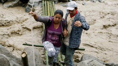 Avalancha en Colombia