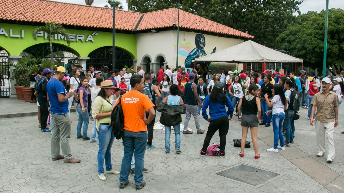 Elecciones internas PSUV - Parque del Oeste en Gato Negro, Catia, Caracas. 28 de junio de 2015. Fabiola Ferrero | Ee