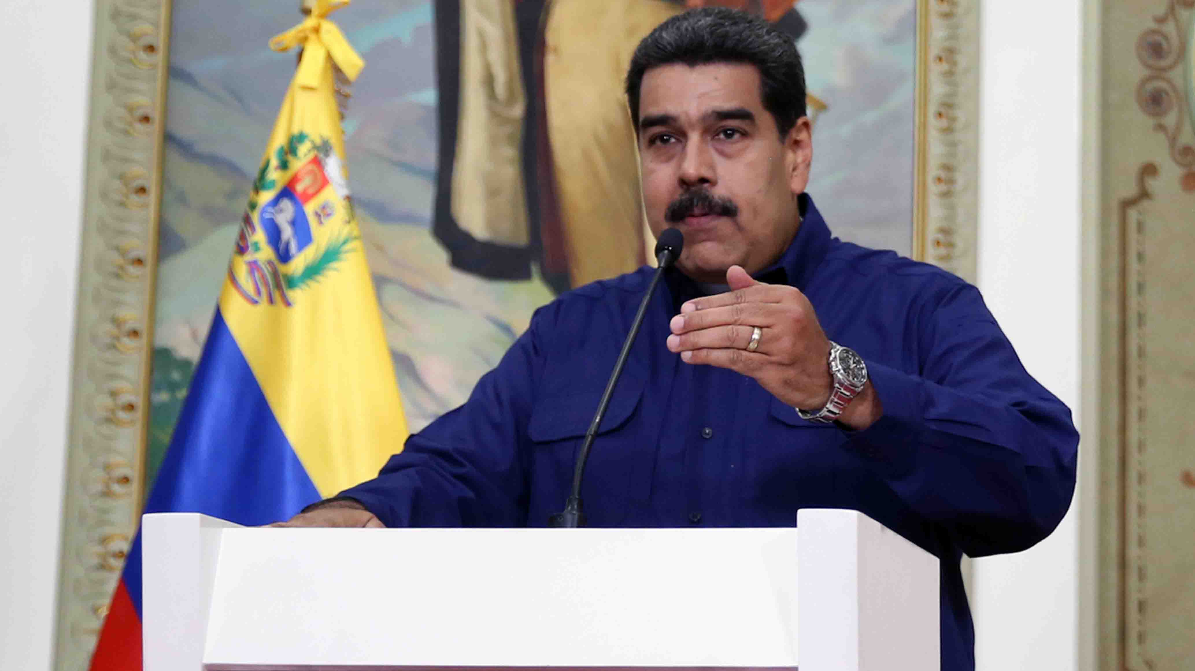 VENEZUELA-CRISIS-POWER-OUTAGE-MADURO