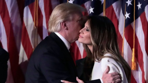 Melania y Donald Trump