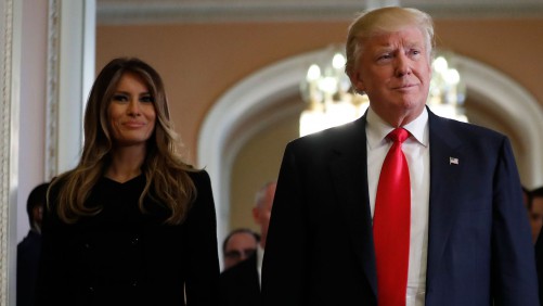 Melania y Donald Trump