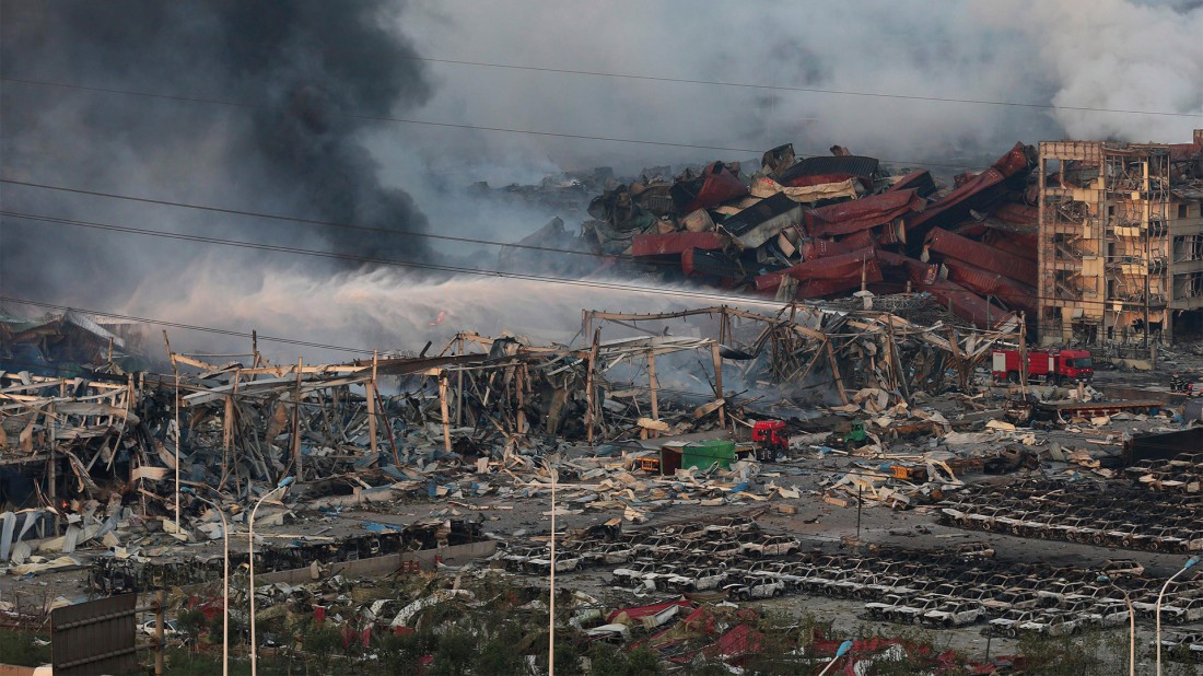 Explosiones en China