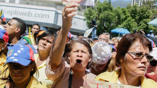 Concentración en Chacaíto