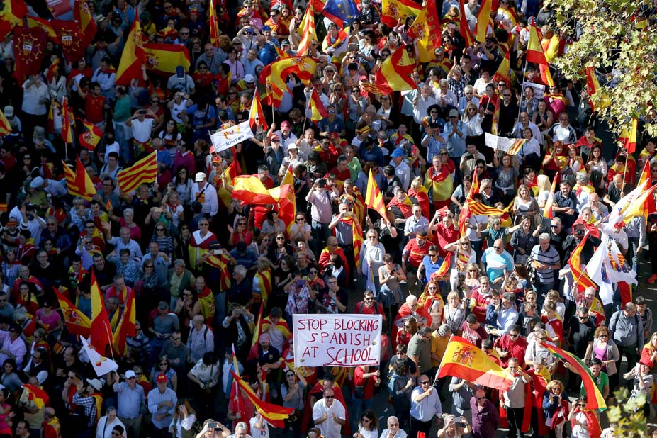 MANIFESTACIÓN BAJO EL LEMA "TODOS SOMOS CATALUÑA"
