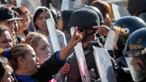 Motín en penal de México