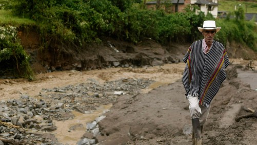 Avalancha en Colombia