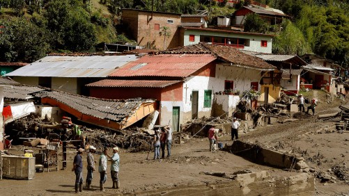 Avalancha en Colombia