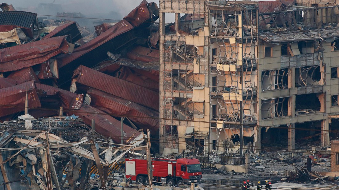 Explosiones en China