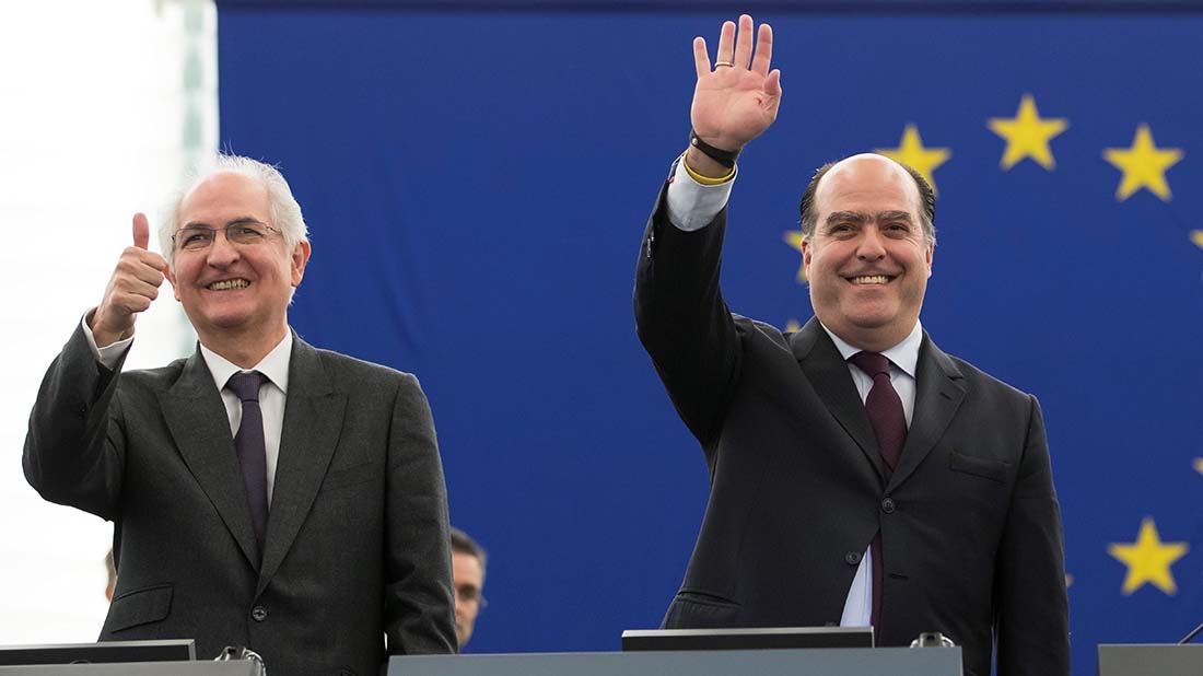 EL PARLAMENTO EUROPEO CONCEDE EL PREMIO SÁJAROV A LA OPOSICIÓN DEMOCRÁTICA DE VENEZUELA