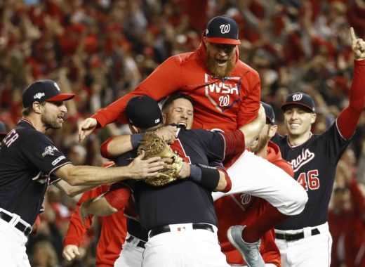 Nacionales de Washington celebran