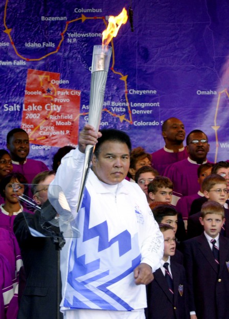 OLYMPIC TORCH ALI