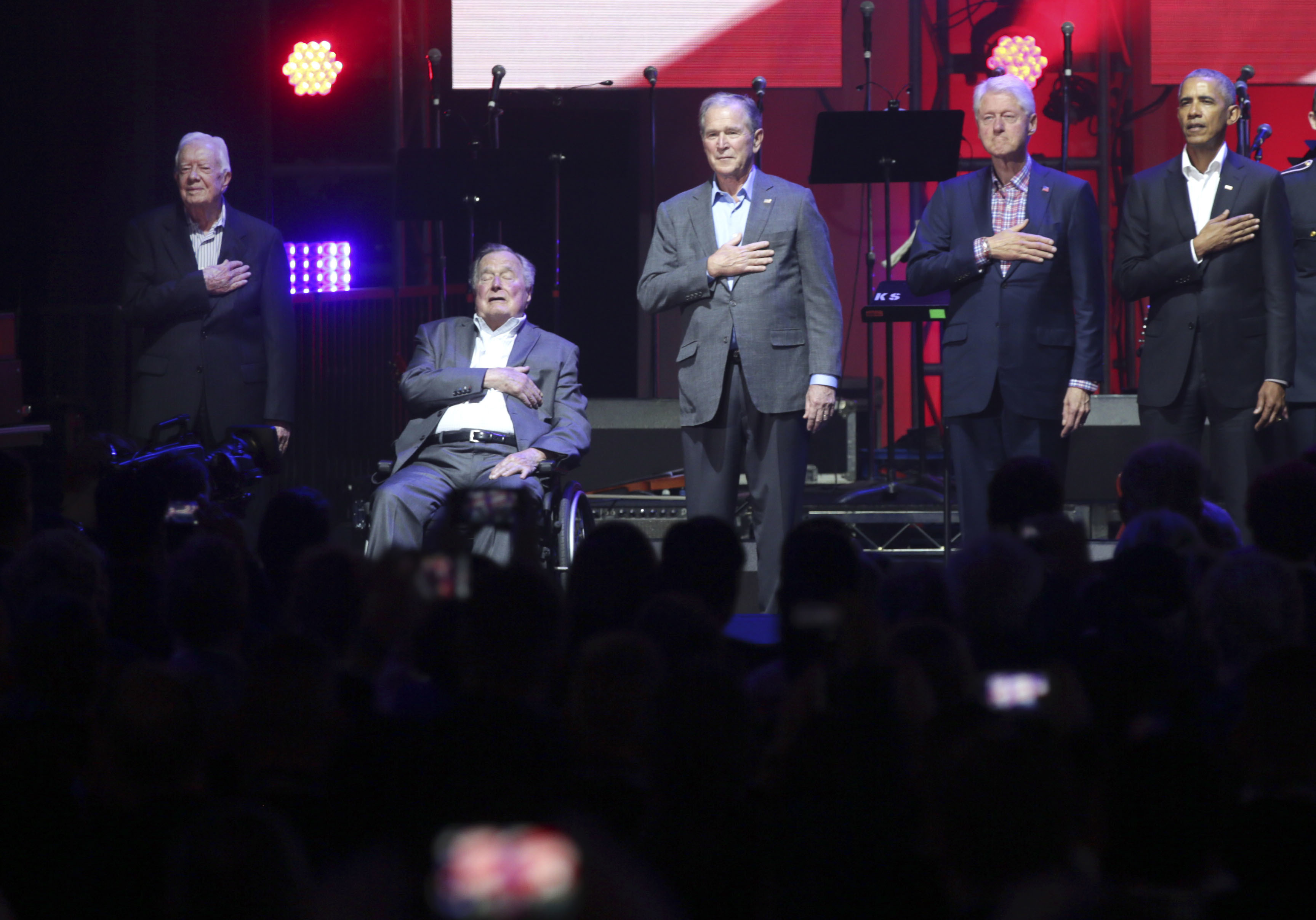 Barack Obama, George Bush, George W. Bush, Jimmy Carter, Bill Clinton